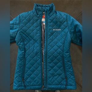 Columbia Blue Down Coat Size XS